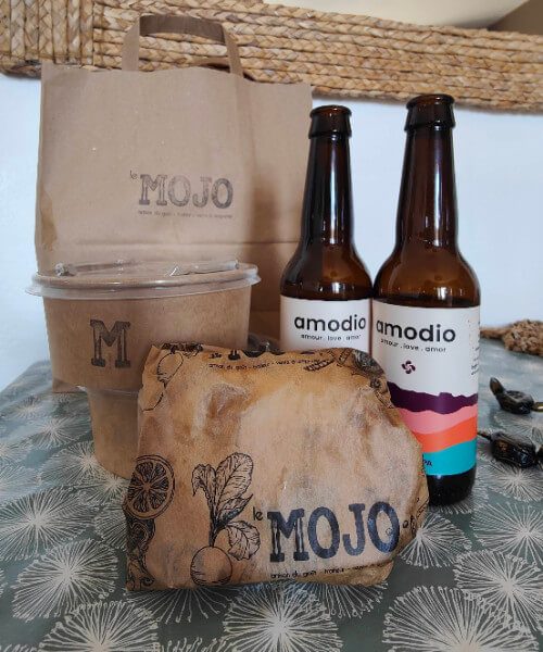Menu midi produits locaux et faits maison chez le Mojo